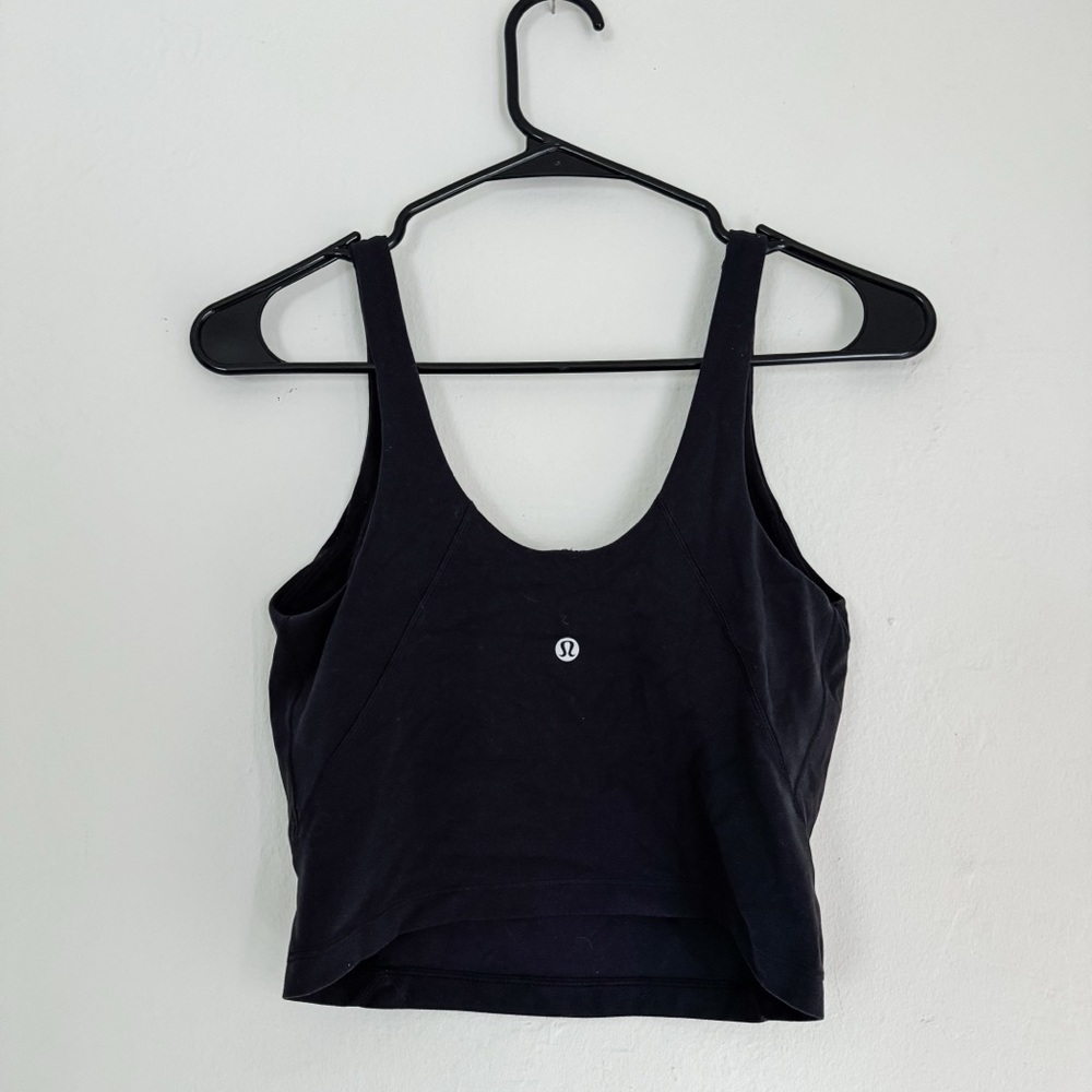 ALIGN Matching Set- Lululemon Athletica Black Fitted Bike Shorts and Top